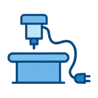 Centre d’usinage non connecté aux données