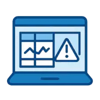 Tableau Excel en erreur sur écran d’ordinateur